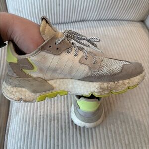 Adidas Womens Nite Jogger 'Off White Yellow'